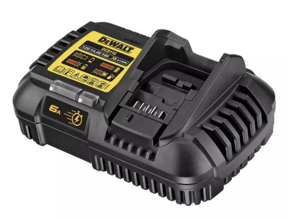 Быстрое европейское (220в!) зарядное dewalt dcb116 6ah 10.8-60v