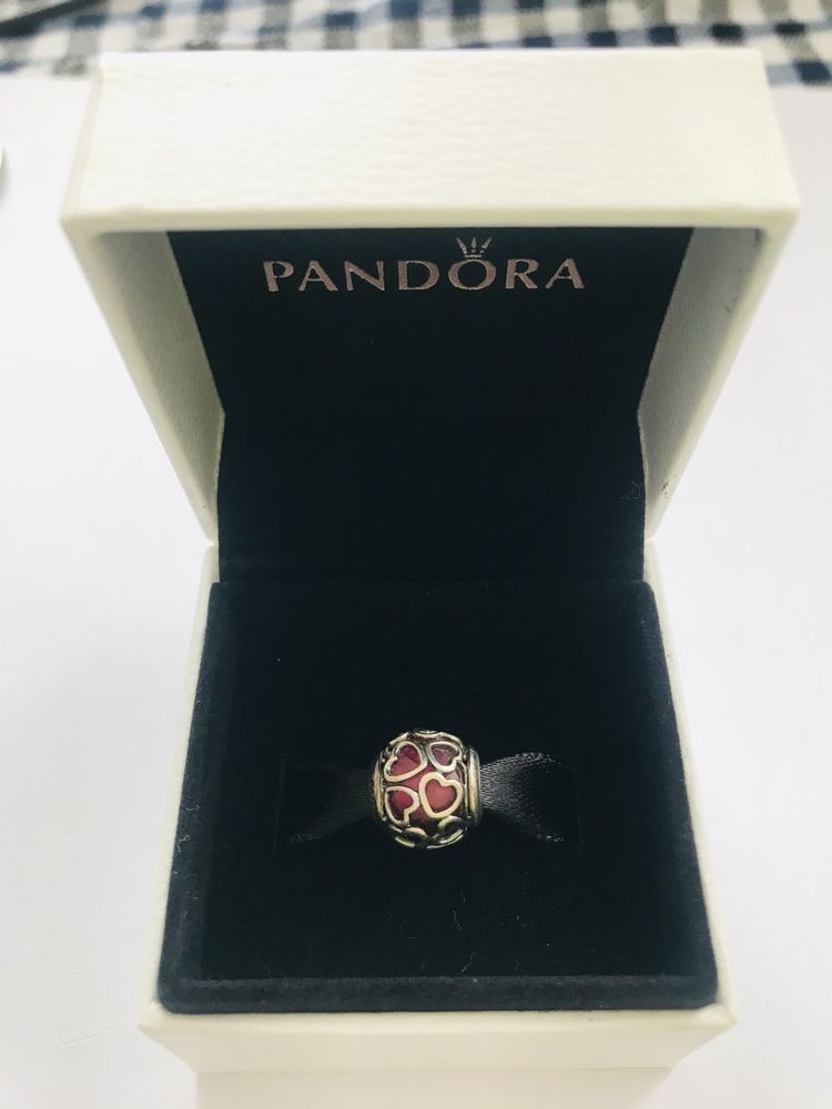 Pandora оригинал бусинка шарм браслет