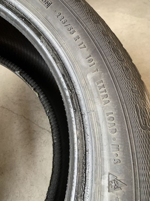 (2шт) 225/55R17 Gislaved SoftFrost 3 (7мм) зимові шини