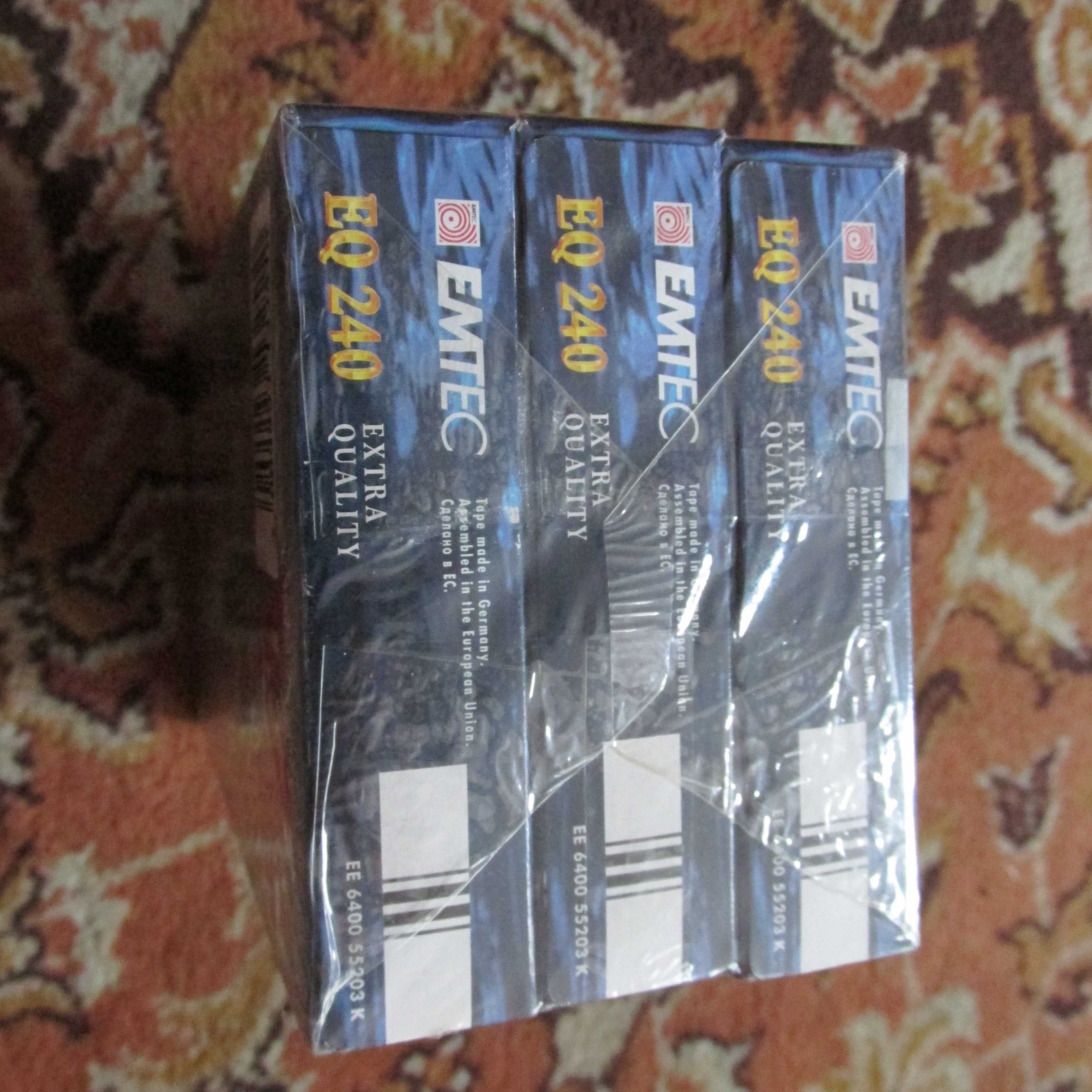 Kasety VHS - nowy 3 pack EMTEC