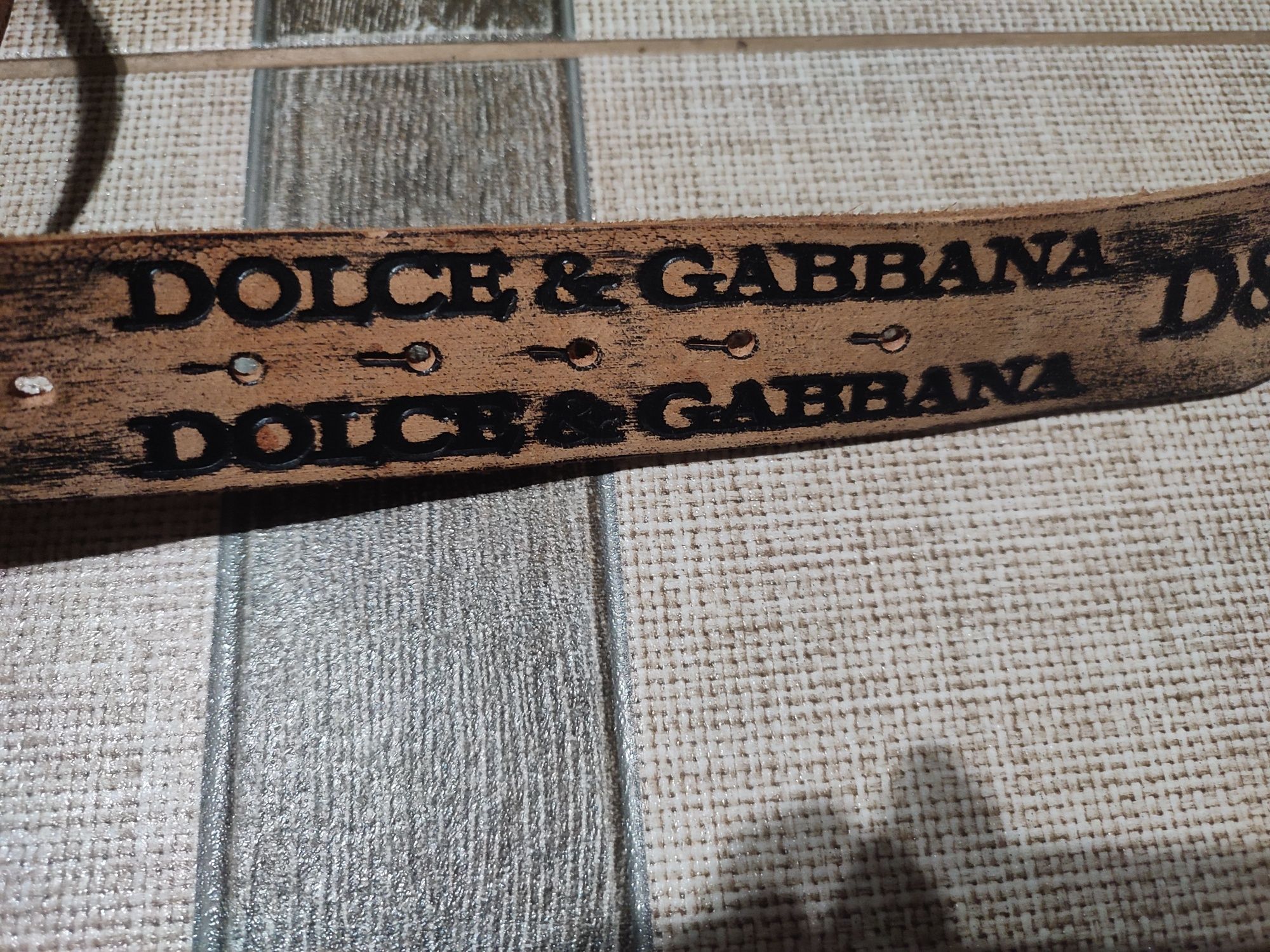 Шкіряний ремінь Dolce&Gabbana, oригінал