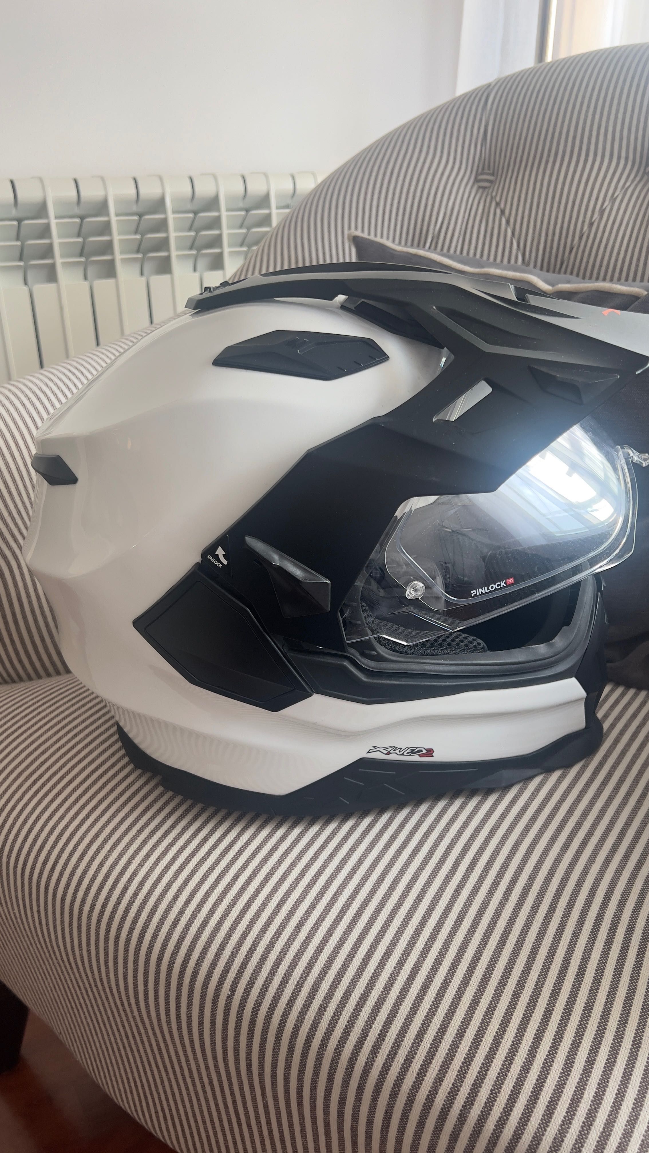 vendo capacete Nexx wed 2 tamanho L novo com Cardo incluído