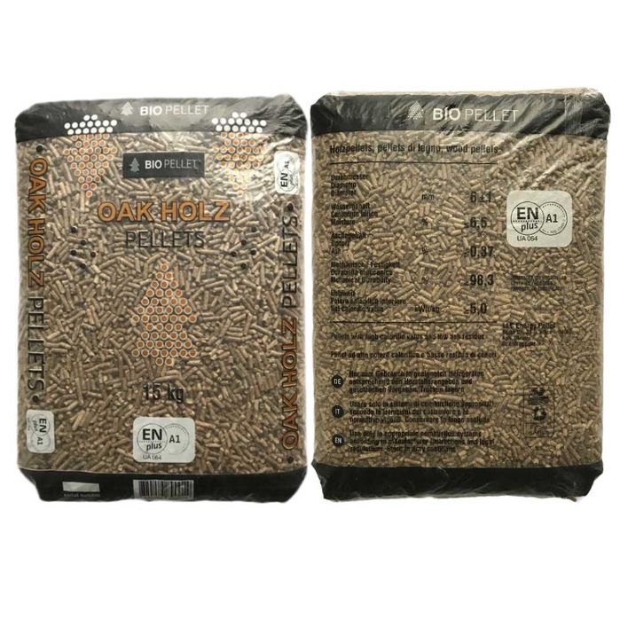 Pellet sosnowy A1 z certyfikatem EN Plus (odpowiednio magazynowany)