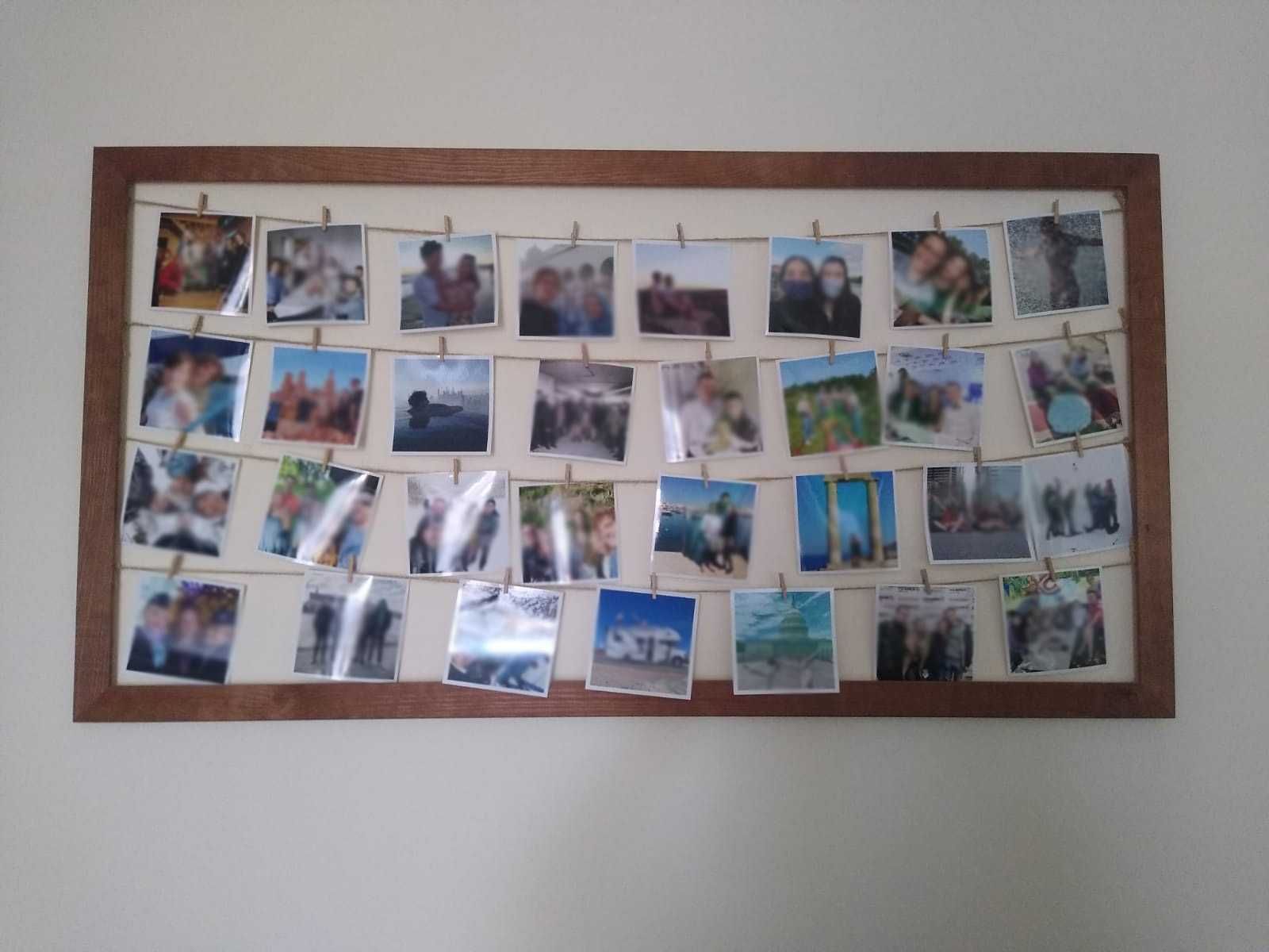 Ramka na zdjęcia ze sznurkiem