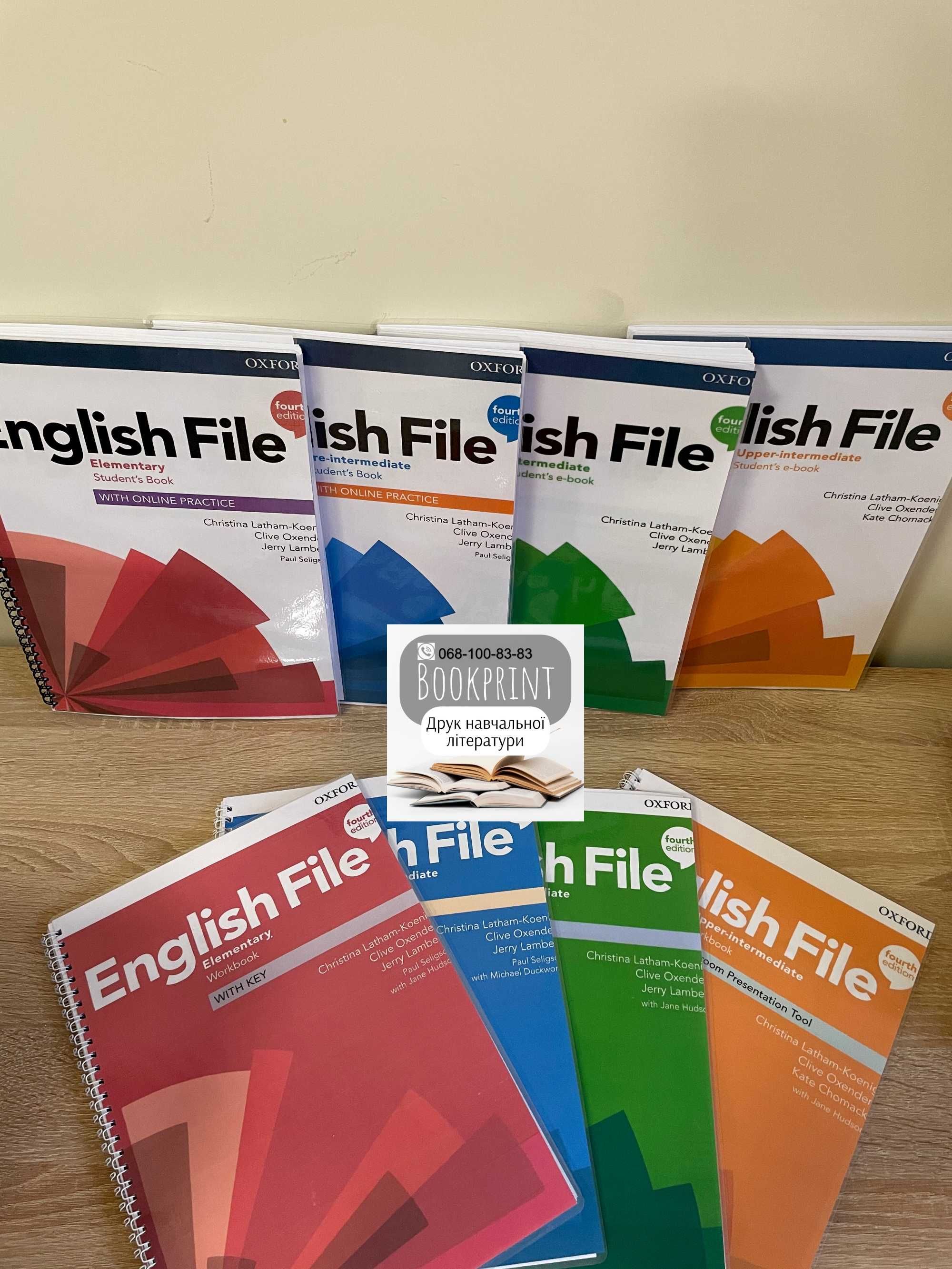 English File 4th edition книга+зошит+AУДІО