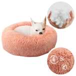 Cama para cão e gato com pêlo relaxante