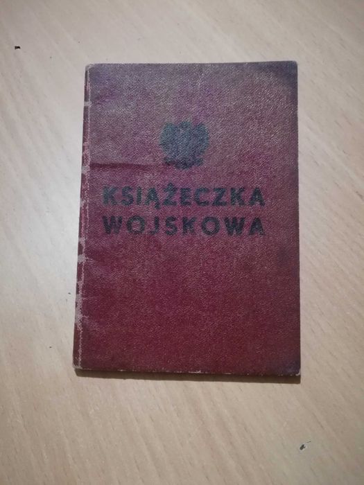 Stara książeczka wojskowa PRL 1972 rok