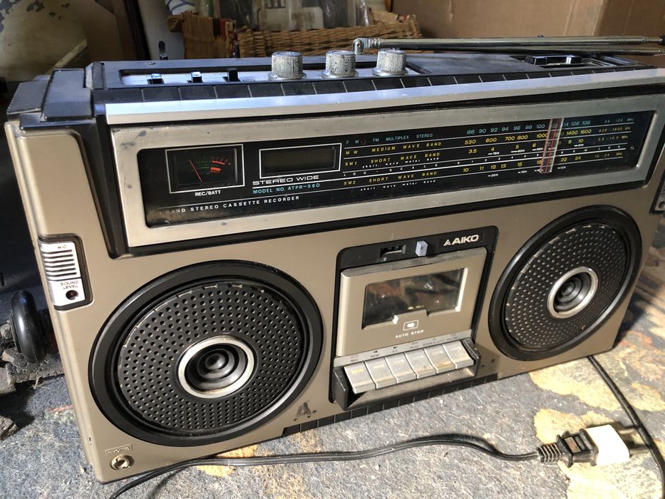 Radio antigo a funcionar