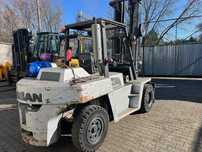 Wózek widłowy NISSAN LPG udźwig 7000kg maszt 7000MM