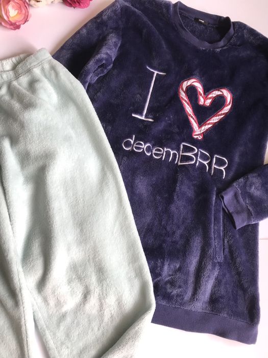 Піжама/Домашній Костюм. Плюшовий. 12/14 років. Ріст 158 см