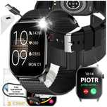 Smartwatch Damski Zegarek Pomiar Glukozy Ciśnienie Rozmowy 2 paski PL