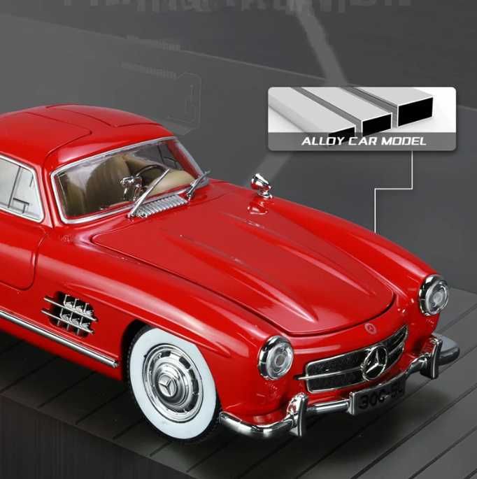 Модель автомобиля 1:24 Mercedes Benz 300SL (Срібна)