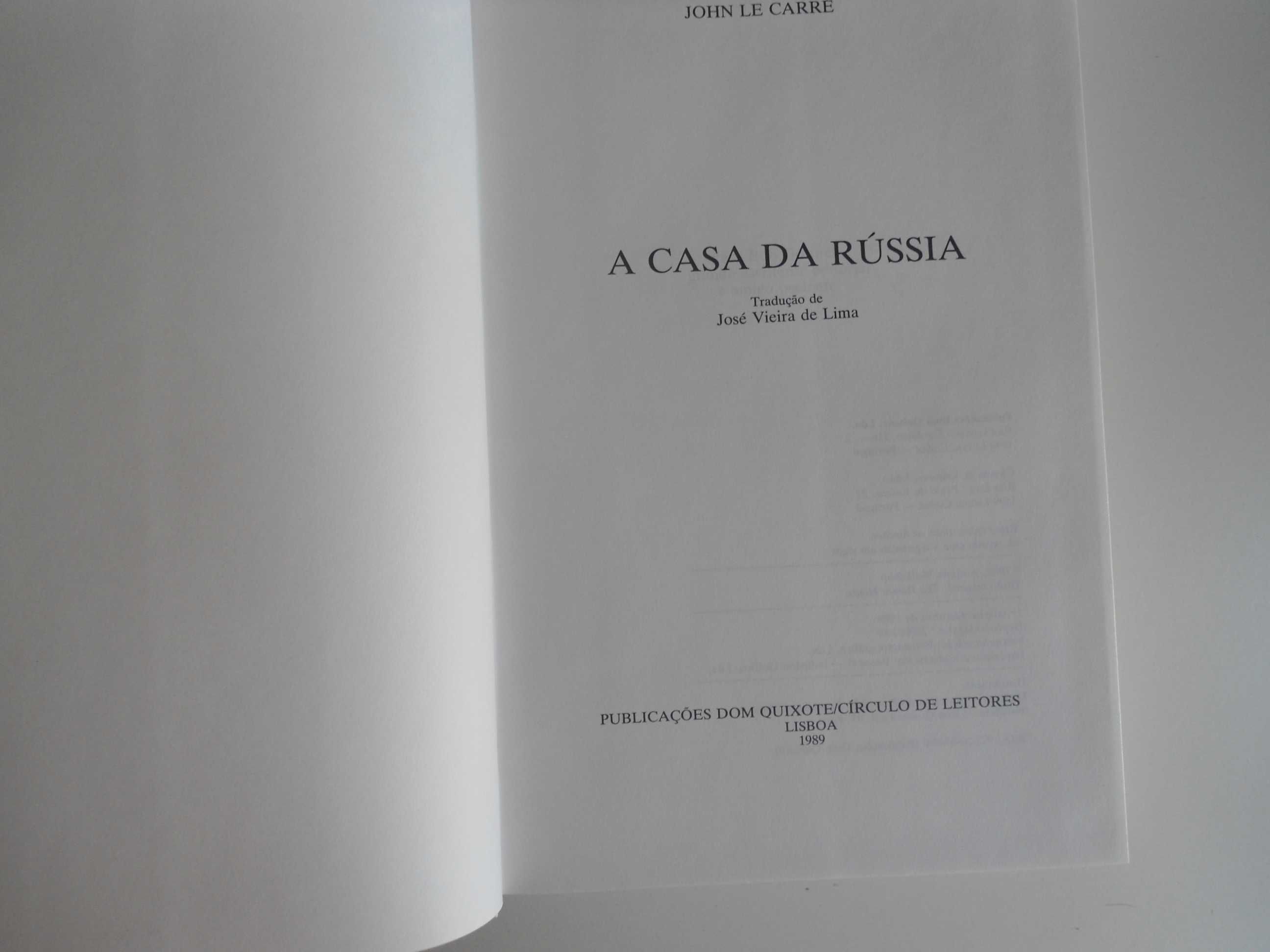 A Casa da Rússia por John Le Carré