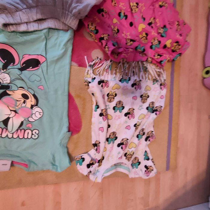 komplety dziewczęce myszka minnie   kombinezon
