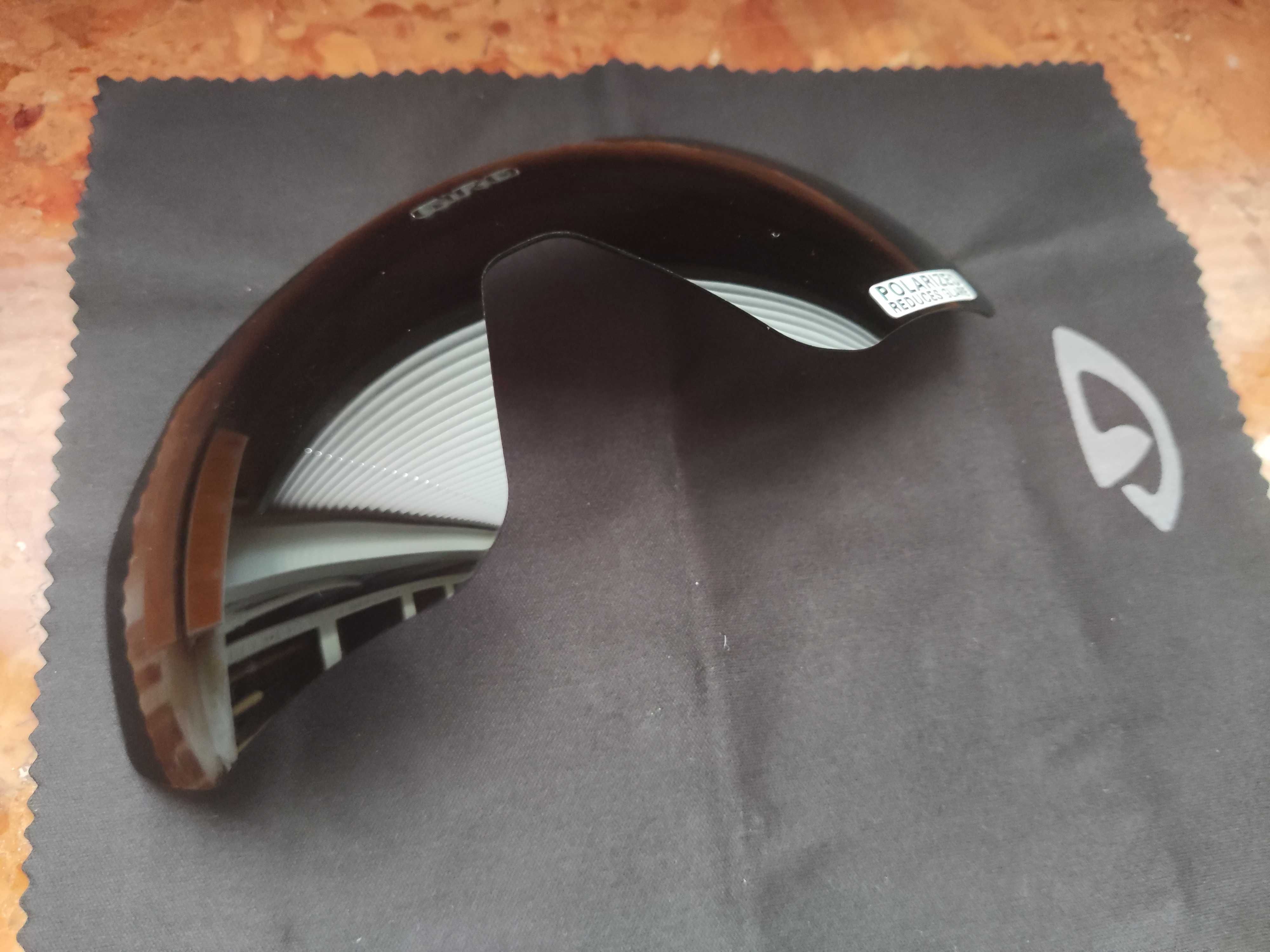 szkło okulary GIRO rowerowe sportowe UV400 Polarized czarne