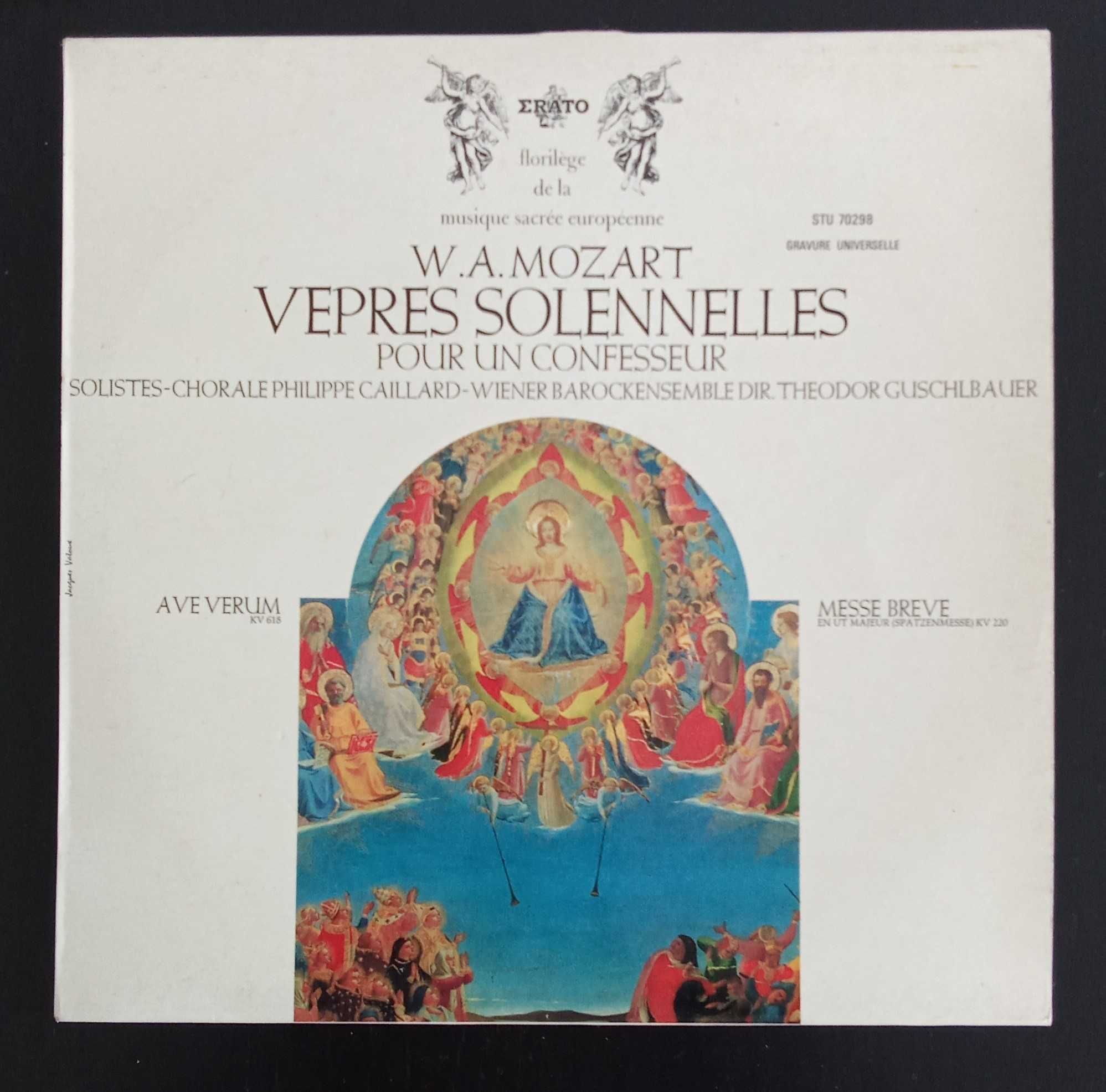 Vinyl LP Mozart - Vepres solennelles pour un confesseur
