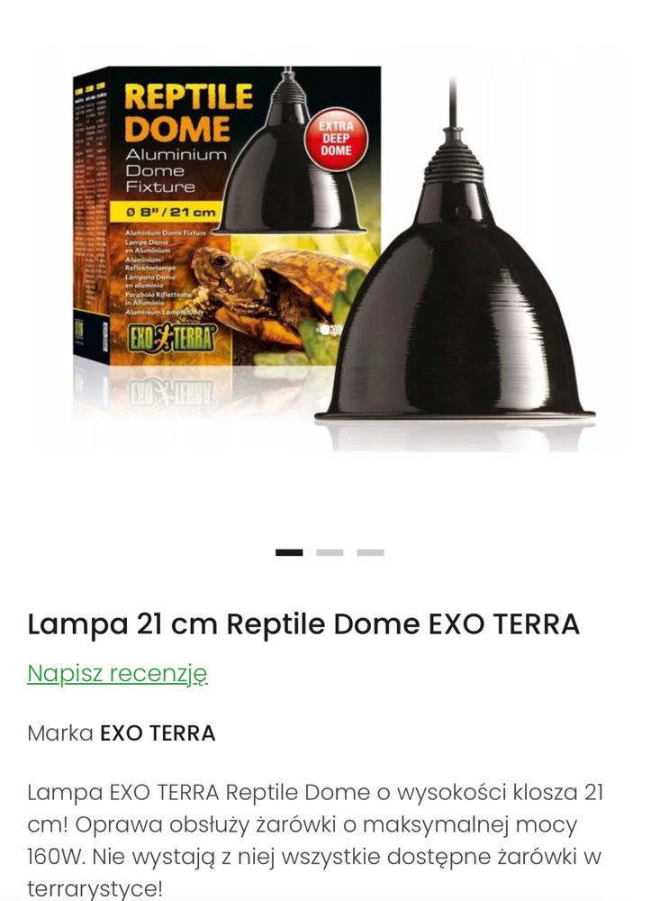 Lampa grzewcza/UVB/UVA