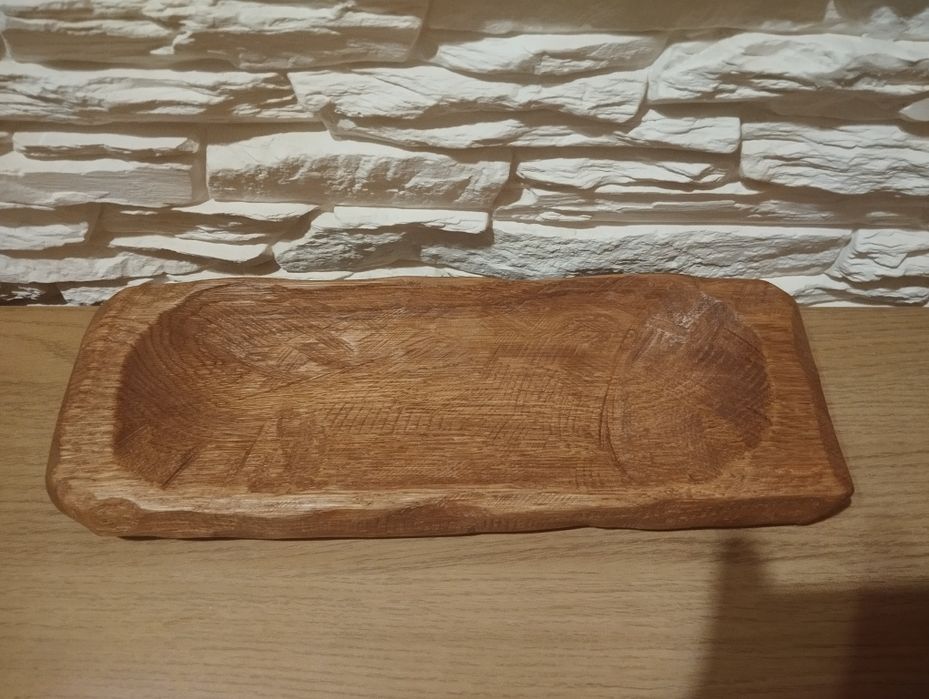 Korytko dębowe drewniane półmisek do serwowania