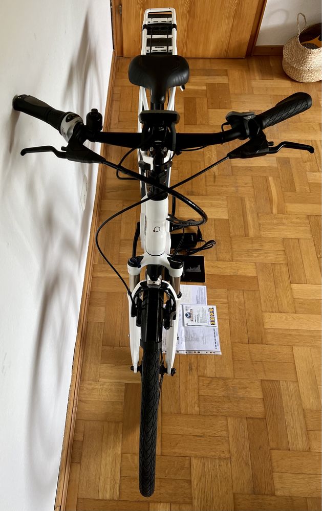 Jak nowy EBIKE ZEMO ZE8RT, Bosch, Akku 400W, Napęd PASEK, roz. 45cm