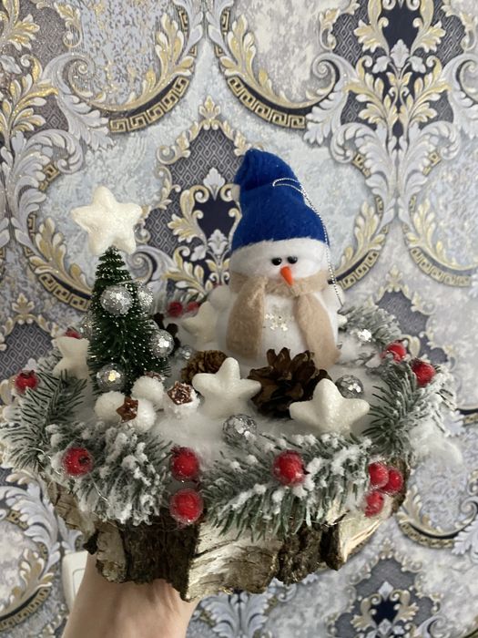 Новорічна композиція/декор/хендмейд.