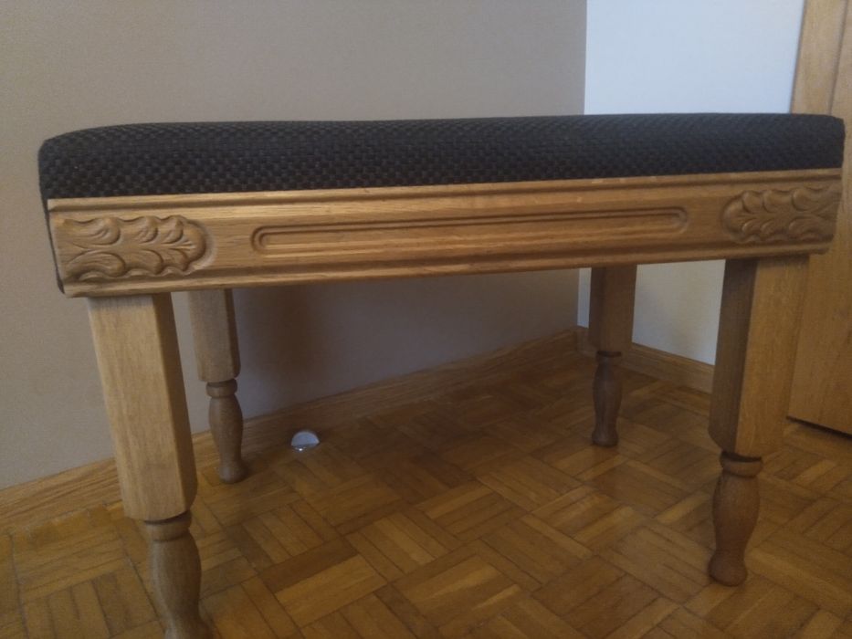 Dębowa Ławeczka, stołek, pufa nowa
