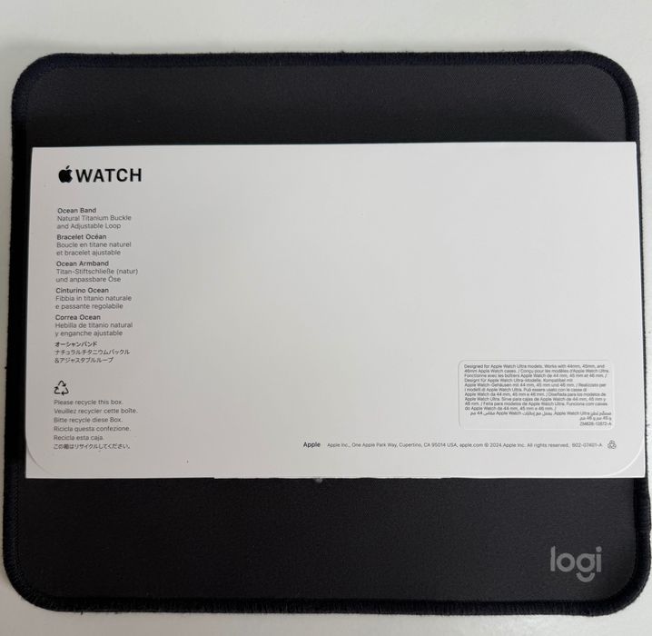Apple Watch Ultra - Bracelete - Navy Ocean - 2024 - Como Novo