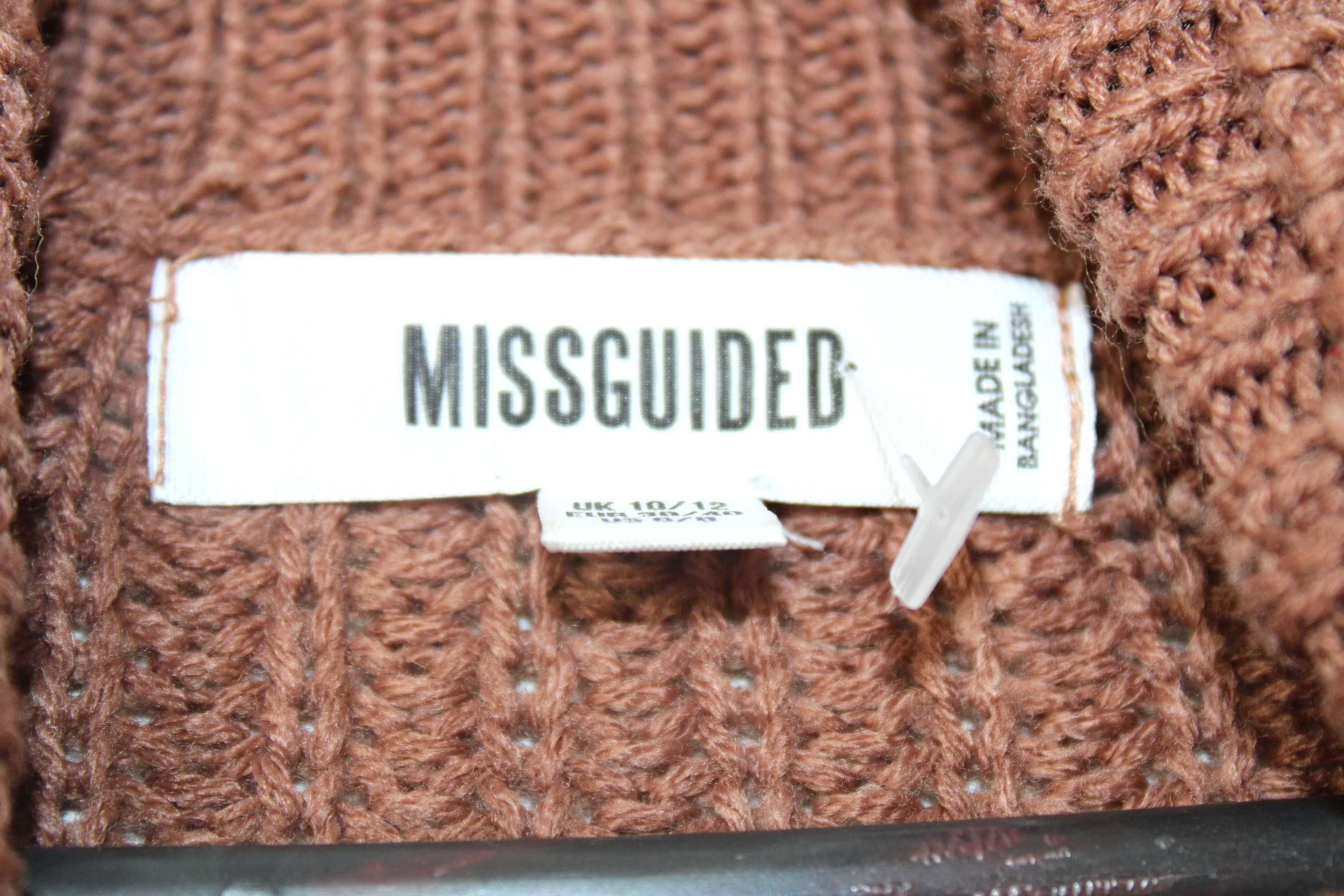 x7 MISSGUIDED Ciepły Damski Sweter Golf 38/40 M/L