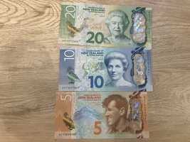 Zestaw banknotów Nowa Zelandia
