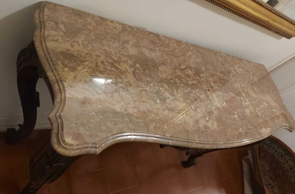 Mesa de consola e Espelho