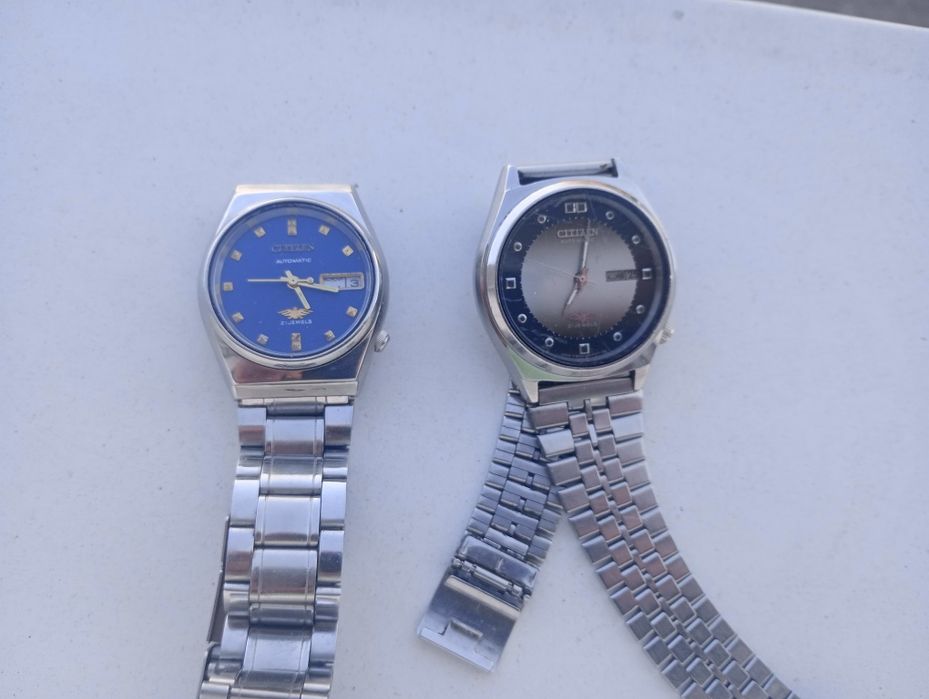 Zegarek Citizen rynek arabski błękit i piaskowy kolor ni seiko tissot