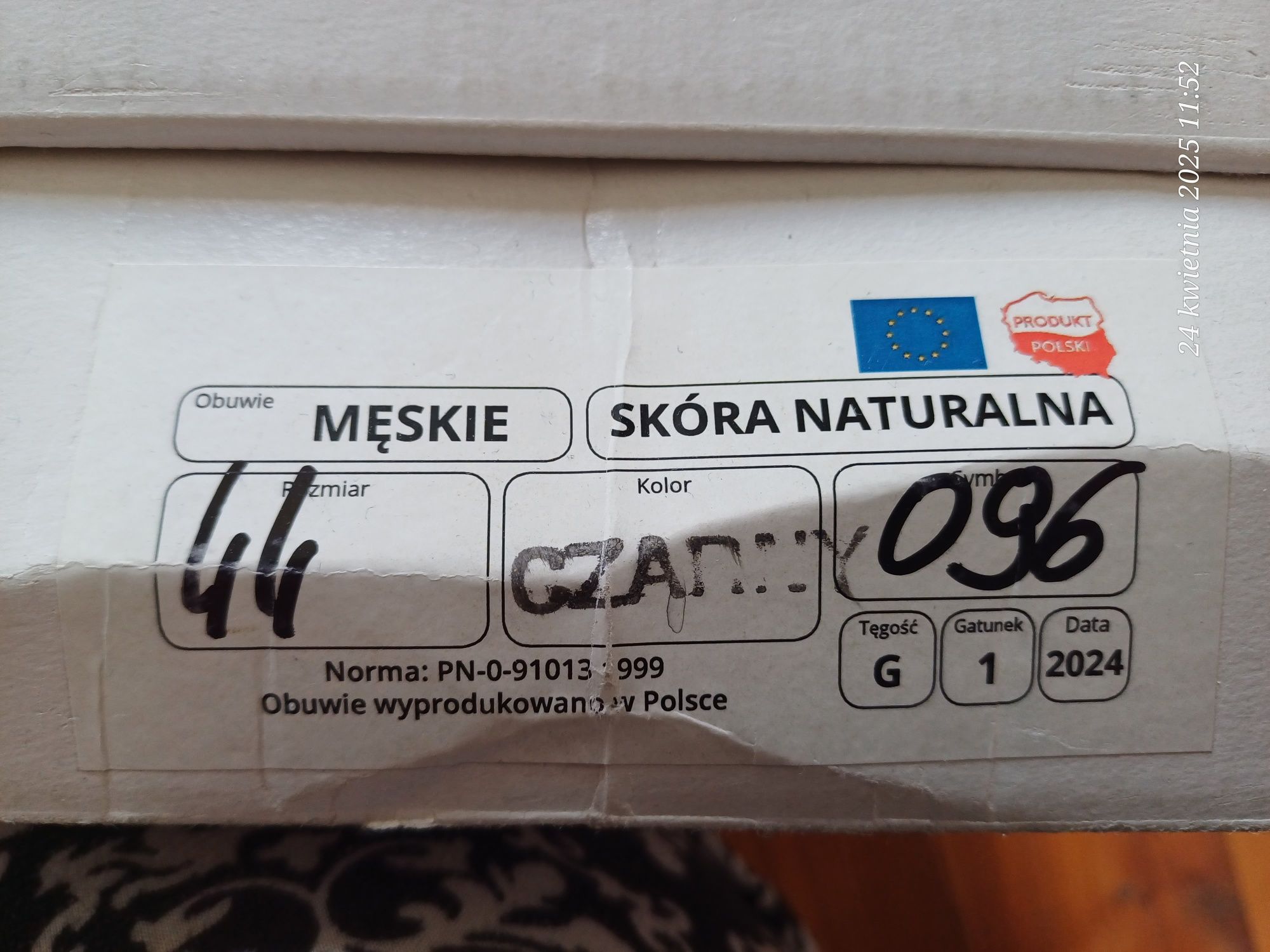 Półbuty męskie WIKTOR S.naturalna 43(44)