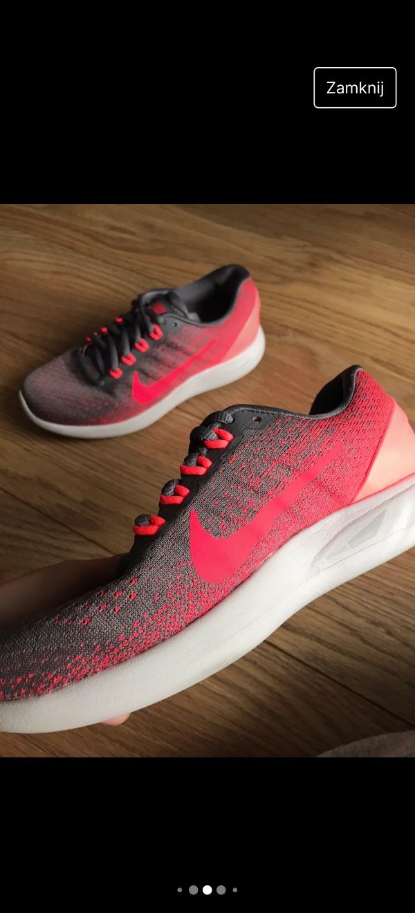 Buty sportowe Nike Lunarglide 9 z odblaskami na wiosnę