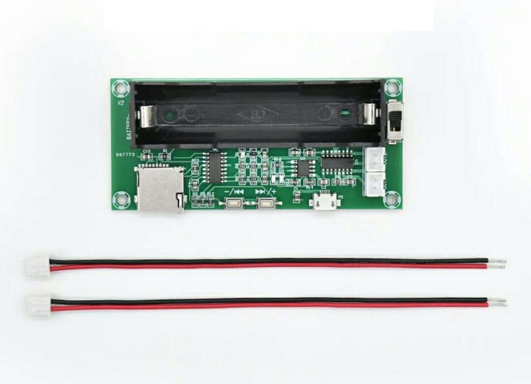 PAM8403 цифровой усилитель. 2*3W. Ii-ion 18650. TF-карта. МР3 плеер.5V