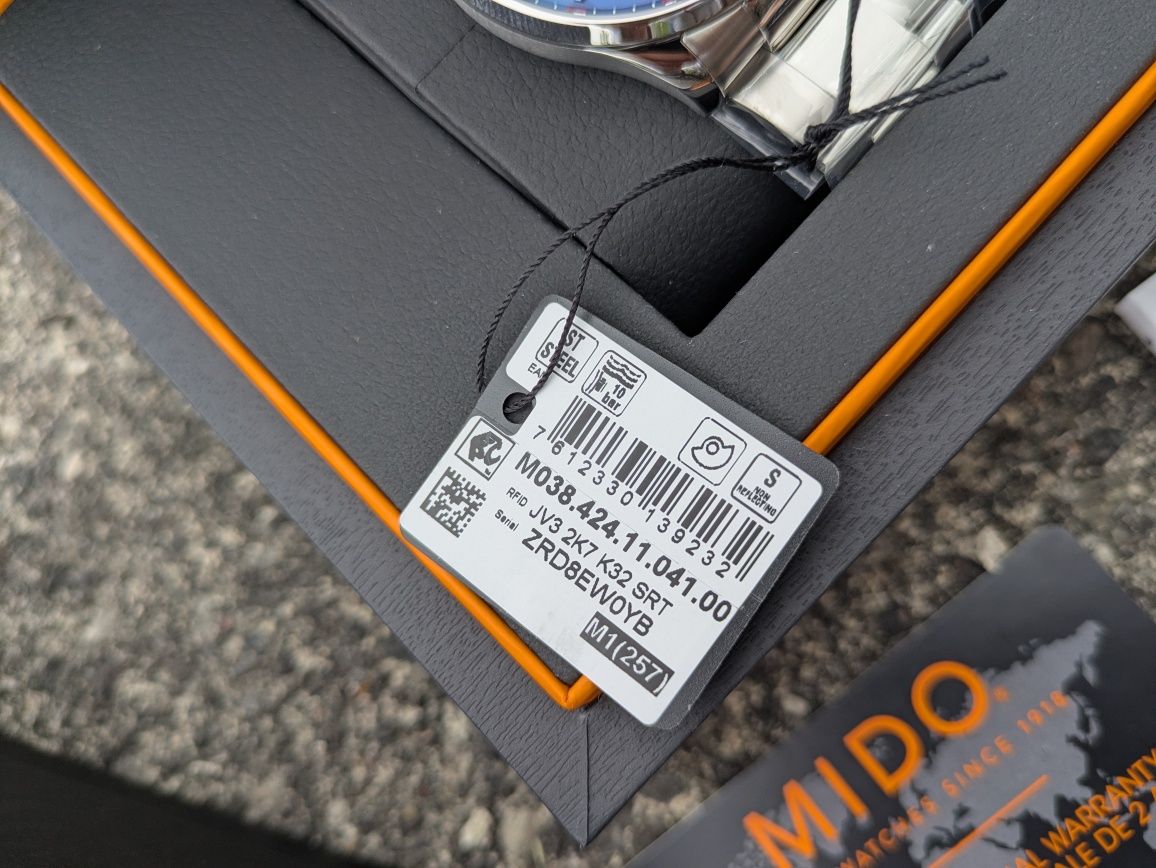 Zegarek Mido Multifort Swiss Made Automat szafir wskaźnik