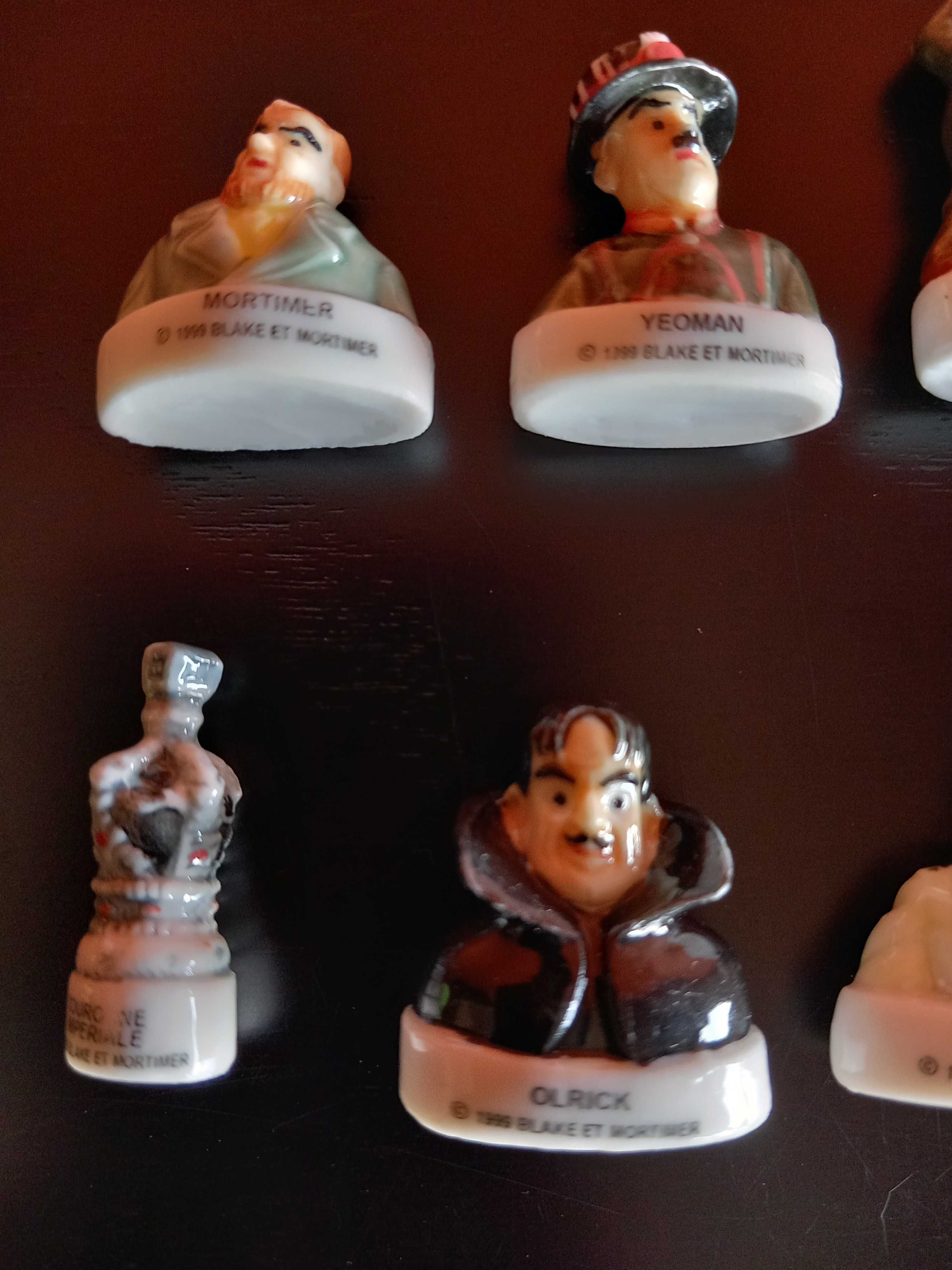 Coleção completa de 12 figuras Blake e Mortimer