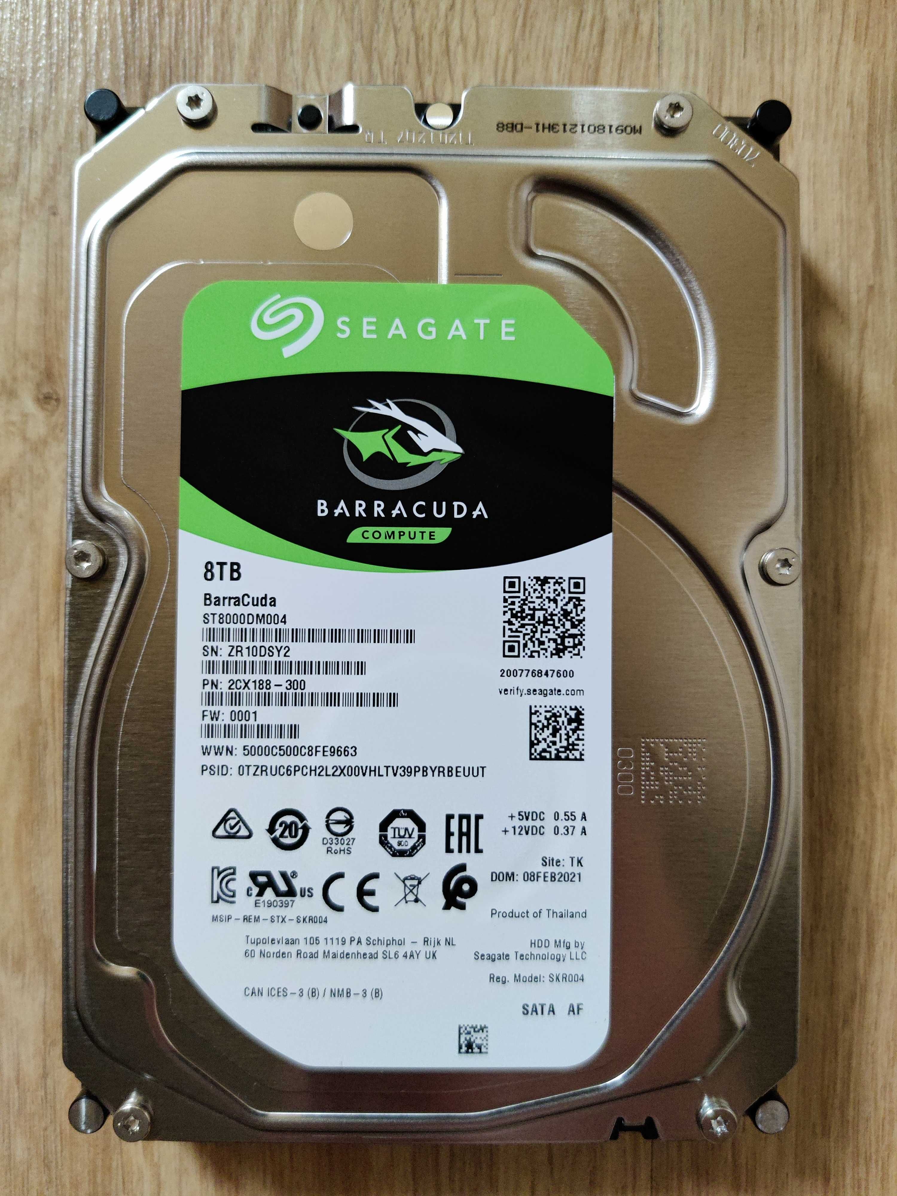 Жорсткий диск Seagate Barracuda 8tb sata