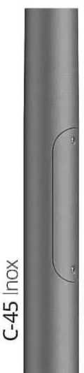 Słup aluminiowy 3m SAL-3/B60 inox C45 ROSA kat. 42120/c45