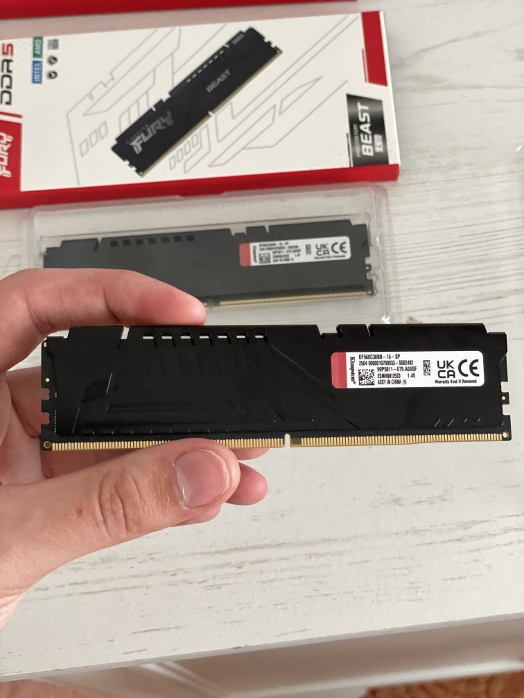 ‼️ НОВА оперативна памʼять DDR5 Kingston FURY 6000 МГц 32 Гб RAM ОЗУ