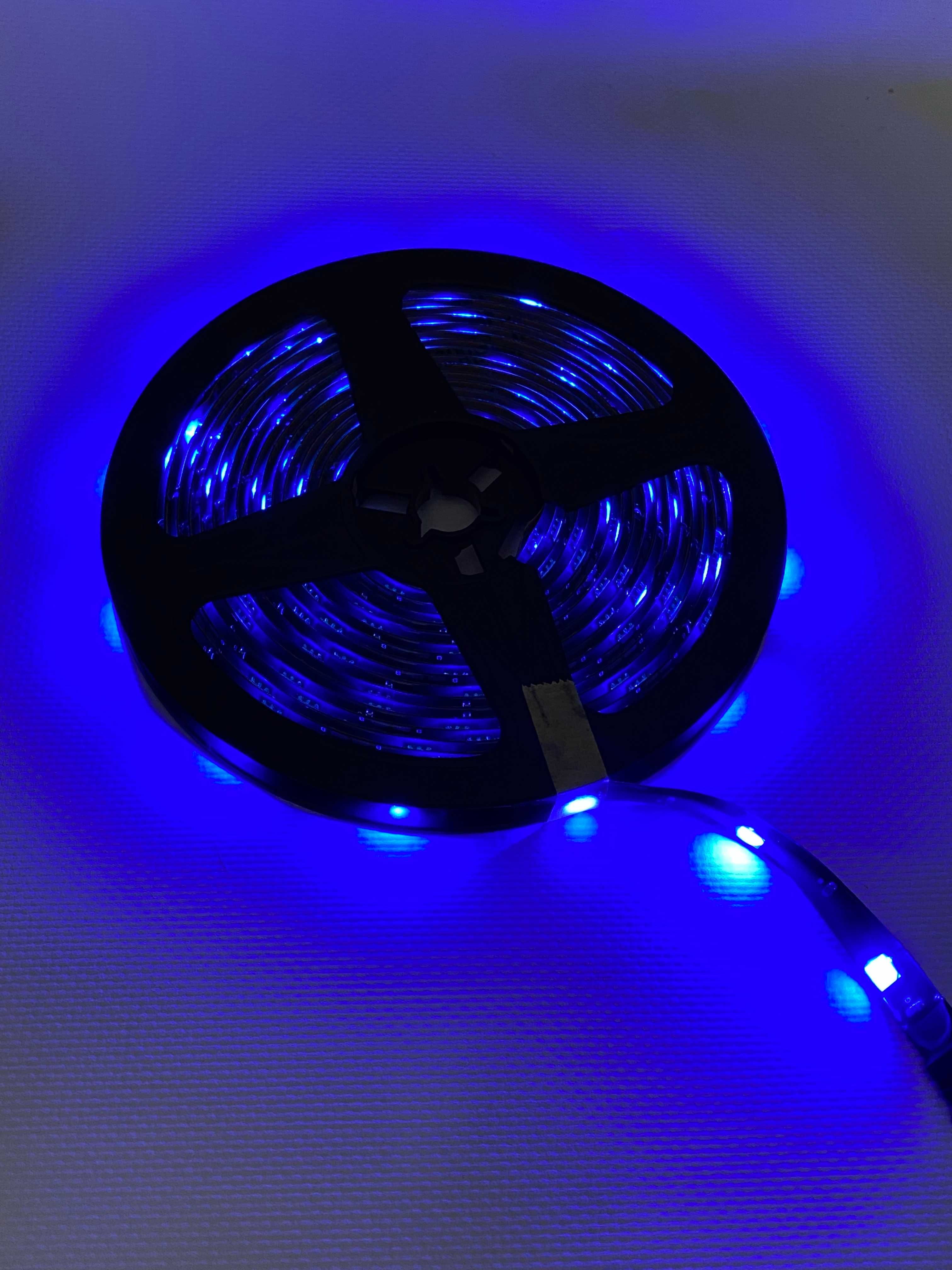 Светодиодная LED лента USB 5050 5м с пультом +управление через телефон