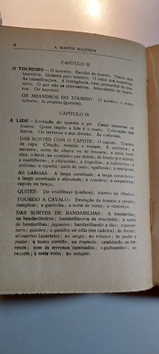 Sabe Ver uma Corrida de Touros - Antonio Martín Maqueda
