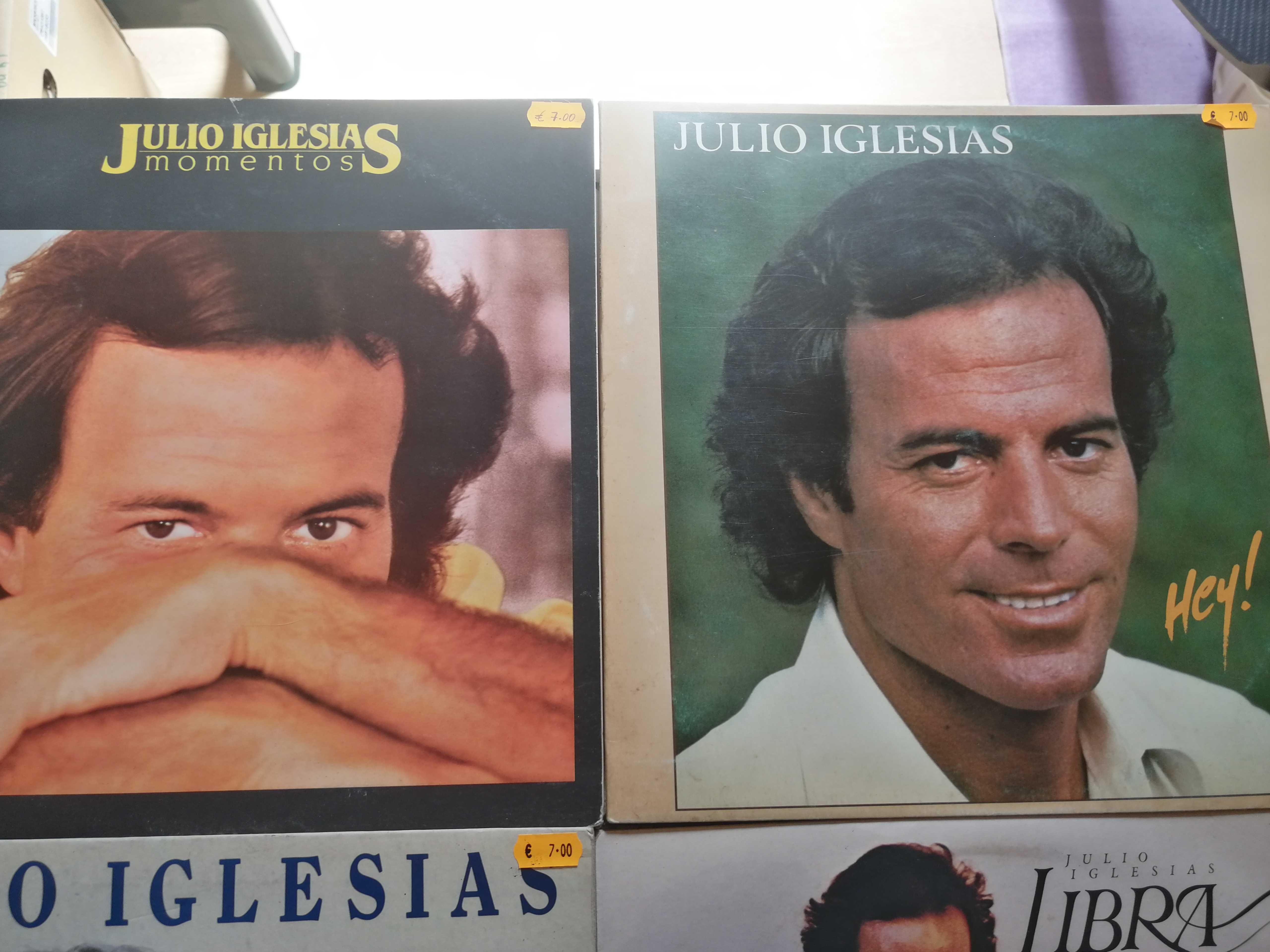 Discos Vinil Júlio Iglésias e Neil Diamond - Novas Entradas.