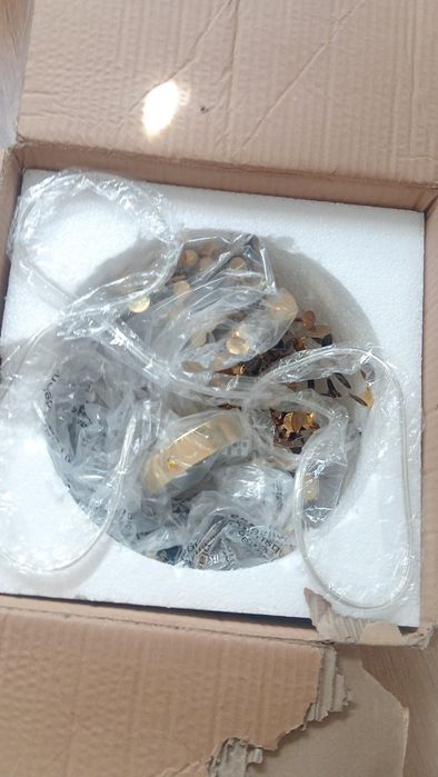 Pół ceny Lampa wisząca Step into Design MONETTI  złota 40 cm NOWA