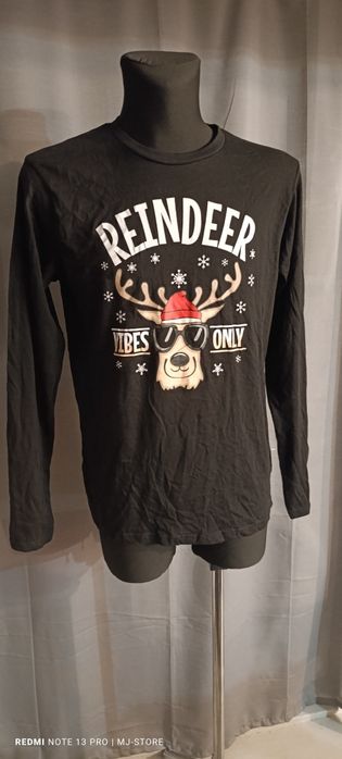 Bawełniana góra od piżamy męska L