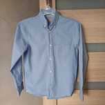 Koszula chłopięca w niebiesko białą kratkę r.152/158cm H&M