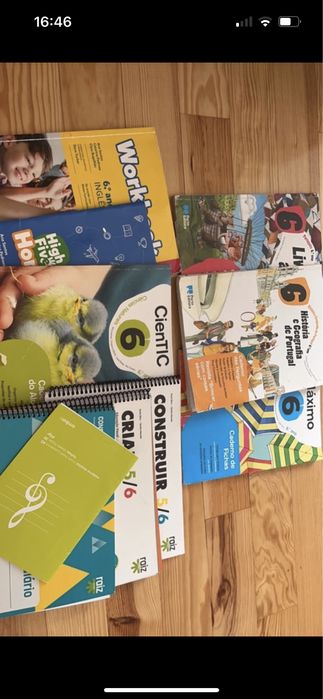 Livros de fichas 6º ano