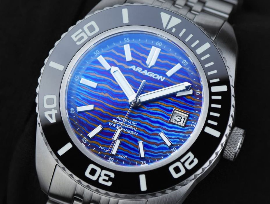 Годинник ARAGON EVO NH35 Ceramic Sapphire Automatic 44 мм. 500 МТ.