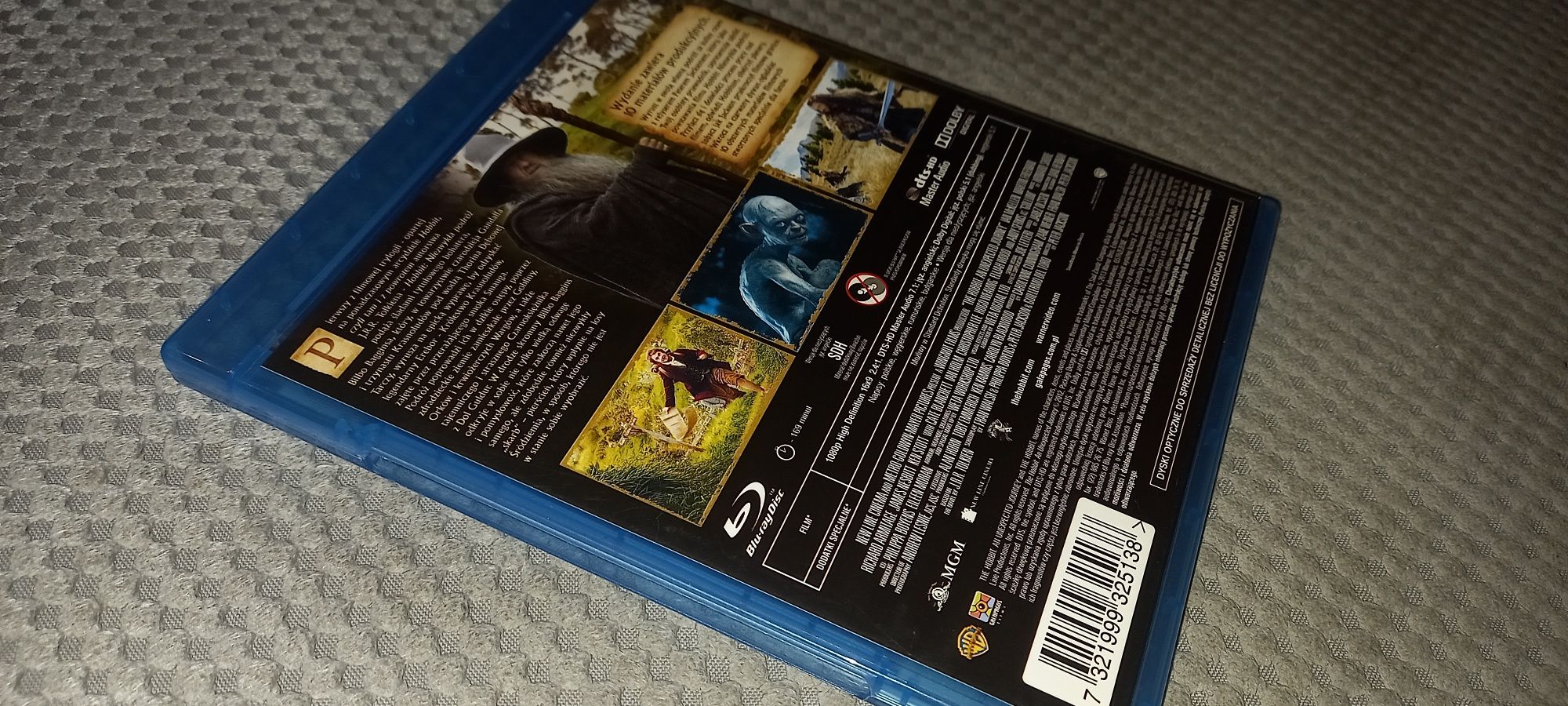 Hobbit niezwykła podróż blu-ray