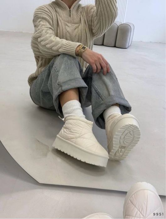 бежеві дутики 36,37,38,39,40,41