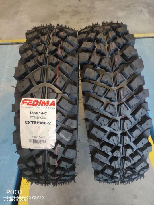 2 pneus 185r14c  fedima oferta dos portes