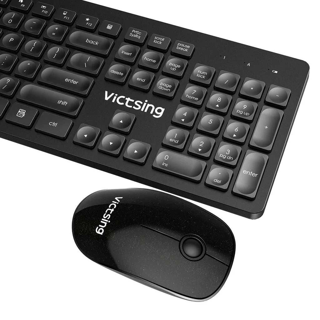 Bezprzewodowy zestaw klawiatury i myszy VicTsing PC176B